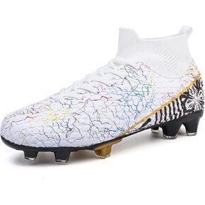 Men Soccer Cleats Women Football Cleats for Big Boy AG/FG
