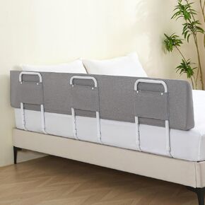 Bed Guard Rail for Toddlers, 23.6inch Foam Padded Toddler Bed Rails, Bed Side Rails for Queen King Twin Full Size Bed, Prevent Roll Out of Bed Bedrail for Toddler, Kids Cosleep Bed Railing