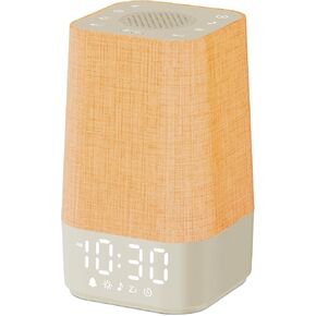 White Noise Sound Machine: 30 Soothing Sounds, Sunrise Alarm Clock for Gentle Wake Up, Adjustable Volume & Night Light, Timer, Ideal for Adults, Kids and Babies - Easy to Sleep, Relax, Focus
