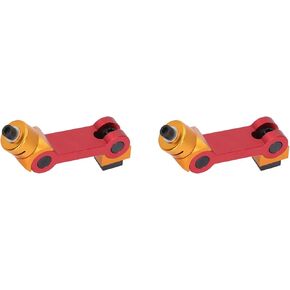 ZJchao CNC Work Stop Locator, 2 Pcs Adjustable Vise Stop Limiter Mill Machine Workpiece CNC Machine Movement Mill Work Stop Tool Movement Mill Work Stop Part Locator for T Slot