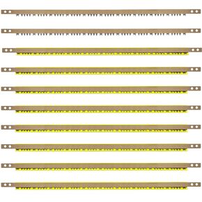 10 Pack Bow Saw Blade 21 Inch Replacement,Fits Any 21" Bow Saw for Tree Cutting,Super-Hard Alloy Steel