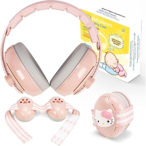 2-in-1 Baby Ear Muffs - Adjustable, Lightweight & Foldable Noise Protection for Infants & Toddlers
