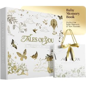 Baby Memory Book Boy أو Girl - Baby Book Thekeake - سجل قصاصات ألبوم مجلة أول 5 سنوات قصة الطفولة قصة جديدة للآباء والأمهات الاستحمام الأنيقة التصميم الحديثة الفريدة الفريدة