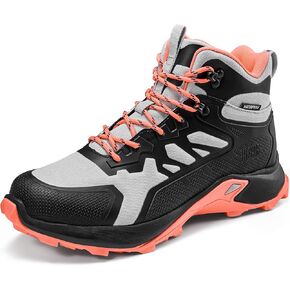 R CORD Womens Hiking Boots Waterproof Comfortable Outdoor Hiking Boots Non-Slip Womens Hiking Shoes Outdoor Hiking Shoes for Women Trekking Camping Trail