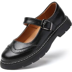 Mary Jane Shoes Women Platform غير كلاسيكيات غير كلاسيكية جولة إصبع القدم في الكاحل Brogues Style Comfort Comfor in Kuwait