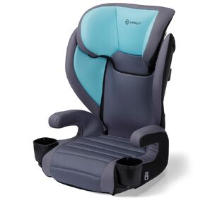 Safety 1st Grow and Go 2-in-1 Booster Car Seat with ComfortWings, Converts High-Back to Backless, 19" Wide, Fits 3 Across, Lightweight, Foldable, Easy-Clean, Cup Holders, 40-100 lbs, Crushed Grape