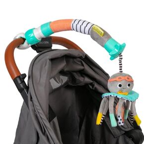 DINGLE DANGLE - Baby Gift Set - 3 in 1 Diaper Changing Helper Headband, Baby Mobile, & Sensory Rattle; Newborn Essentials Must Have - Great Baby Registry or Shower Gift - Featured on Shark Tank