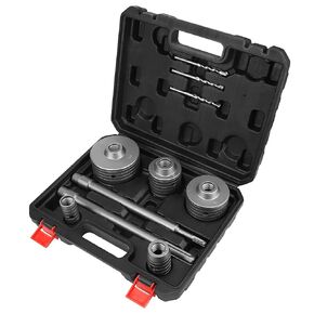 CPROSP Concrete Hole Saw Kit Wall Drill SDS Plus&MAX, for Cement Brick Wall, Kit 30 40 65 80 100 mm, Black