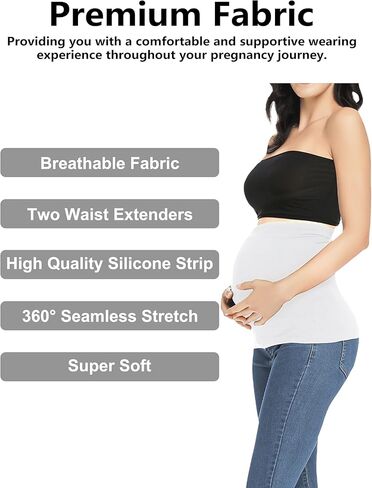 فرق البطن للنساء الحوامل فرقة الأمومة للسراويل بعد الولادة فرقة الحمل الفرقة للجينز للجينز in Kuwait