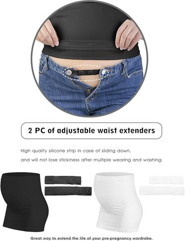 فرق البطن للنساء الحوامل فرقة الأمومة للسراويل بعد الولادة فرقة الحمل الفرقة للجينز للجينز in Kuwait