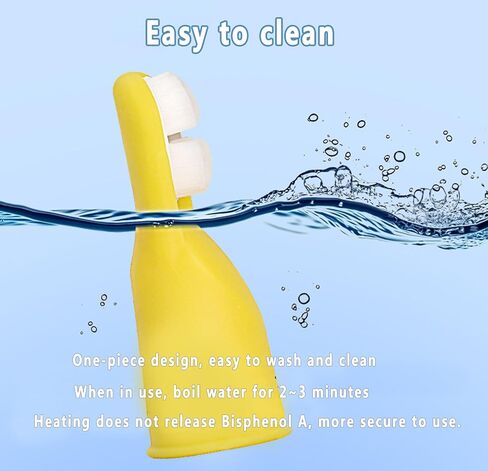 Finger Toothbrush for Toddlers 1-3,Finger Toddler Toothbrush Age 2-4,Newborns Silicone Toothbrushes,Soft Infant Oral Cleaner with Travel Storage Case, 2 Pcs in Kuwait