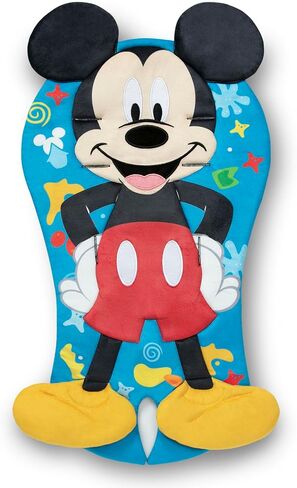 Mickey Mouse Stroller Seat Pad by Delta Children - Universal Stroller Seat Cushion/Liner for Infants and Toddlers - Machine Washable, Blue in Kuwait