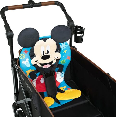 Mickey Mouse Stroller Seat Pad by Delta Children - Universal Stroller Seat Cushion/Liner for Infants and Toddlers - Machine Washable, Blue in Kuwait