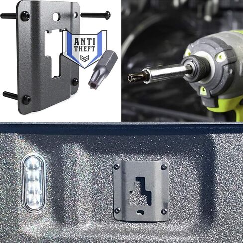 4 قطع من لوحات ربط سرير الشاحنة المتوافقة مع Ford 2015-2024 F150، F250 / F350 Raptor Super Duty in Kuwait