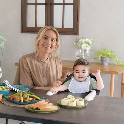 Portable Hook on High Chair for Baby & Toddler from 6-36 Months – Clip on Baby Seat for Table – Fast Table Chair for Travel & Dining– Including Storage Bag - Black in Kuwait