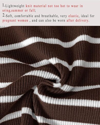 Rnxrbb Striped Button Maternity Dress Summer Bodycon Tank Pregnancy Dresses Sleeveless Clothes Ribbed Knit in Kuwait