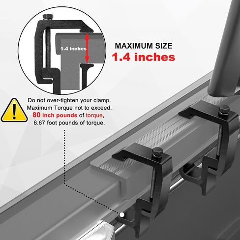 moveland Upgraded 𝟖 𝐏𝐂𝐒 Camper Shell Clamps - Heavy Duty Truck Topper Clamps - More Secure Truck Cap Clamps for Chevy Silverado Sierra/Dodge Dakota Ram 1500 2500 3500, F150 F250, Titan, Tundra in Saudi Arabia