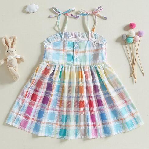 Toddler Baby Girl 4th of July Outfit Little Girls Fourth of July USA Dress Kids Independence Day Summer Clothes in Saudi Arabia