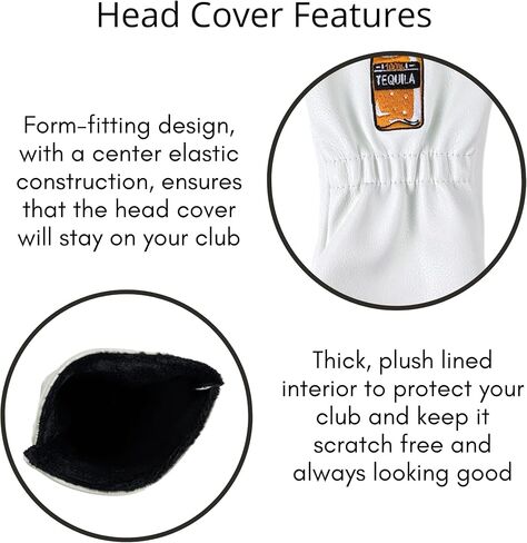 Foretra - Limited Edition Tequila Hybrid Headcover - Tour Quality Golf Club Cover - Style and Customize Your Golf Bag in Kuwait
