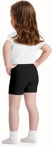 3 Pack Baby Girls Bike Shorts Toddler Girl Athletic Dance Short Soft Cotton Summer Clothes Size 18M-5T in Saudi Arabia