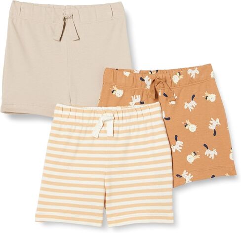 Amazon Essentials Unisex Toddlers and Babies' Cotton Pull-On Shorts, Multipacks in Saudi Arabia