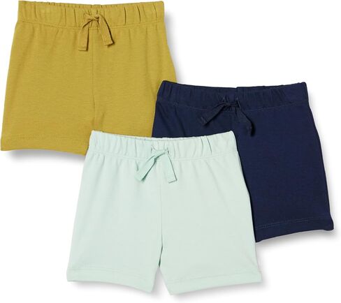 Amazon Essentials Unisex Toddlers and Babies' Cotton Pull-On Shorts, Multipacks in Saudi Arabia