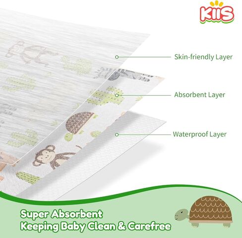 KIIS Disposable Baby Bibs for Travel - Paper Bibs for Infant, Toddlers & Kids - Travel & Daycare Essentials, 20 Count in Saudi Arabia