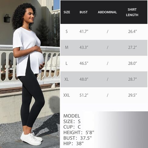 قمصان الأمومة النسائية الأمومة القصيرة بأكمام الحمل قمم البلوز in Kuwait