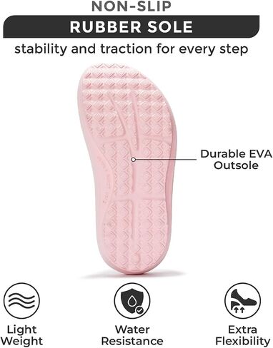 Project Cloud Flip Flops for Women Footwear - Memory Foam and Lightweight Platform Sandals Women Beach Vacation Essentials - Non Slip Durable and Soft Slippers (Abra) in Saudi Arabia