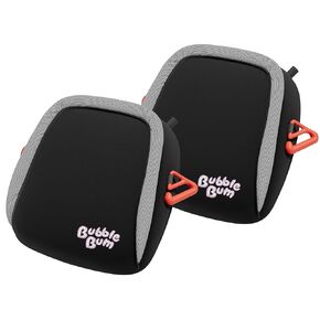bubblebum Twin Pack Inflatable Backless Booster Car Seat, Portable Travel Booster Seat, Booster Seats for Cars 40-100 lbs, Kids & Child 4-10 Years Old - Black