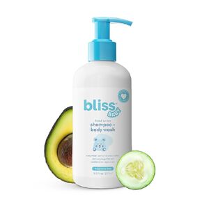 Bliss Baby Shampoo & Wash, Premium 2-in-1 For Babies & Kids, Unscented & Hypoallergenic - Pediatrician Approved - Dermatologist Tested - Vegan, Hydrating & For Sensitive Skin - Shea Butter & Calendula