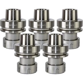 HSK63F ER32-70 Tool Holder Lathe Chuck CNC Machining Tools Lathe Collet Chuck (5PCS)