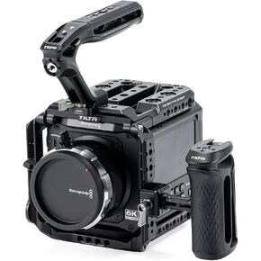 Tilta Camera Cage Pro Kit V-Mount Compatible with Blackmagic Pyxis 6K | Includes Full Cage, Top Handle, V-Mount Battery Plate, Side Plate, Bottom Plate, Universal 15mm Baseplate w/Rods, and Mini Tool