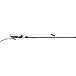 Fiskars 2-in-1 Extendable Tree Pruner and Pole Saw (Extends 7.9 - 12 feet) with Rotating Head, Pruning Stik Model with15-Inch Double-Grind Saw Blade, and Double Locking System