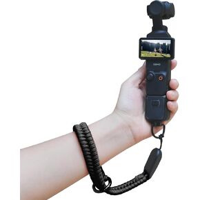 Cynova dji Osmo Pocket 3 ملحقات ، أحزمة معصم اليد القابلة للتعديل مع حبل معصم مع 1/4 بوص
