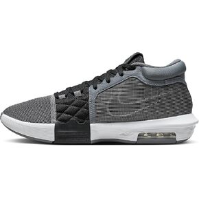 NIKE Lebron Witness 8 Basketball Shoes (FB2239-004, Cool Grey/Black/White) Size 15