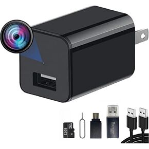 Charger Camera HD 1080P Nanny Cam Wall Outlet, Motion Detection