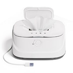 Wipe Warmer and Baby Wet Wipes Dispenser | Wipes Warmer for Newborn Baby Fast Heating | USB Portable Wipe Warmer with Light | Wet Wipes Dispenser for Bathroom | Travel Wipe Warmer 3 Temperature