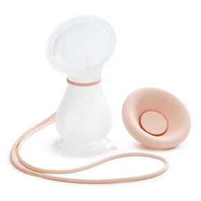 Munchkin® Manual Breast Pump - Portable Pump for Expressing Milk at Home, Work, and On The Go, 4 Ounce, Silicone