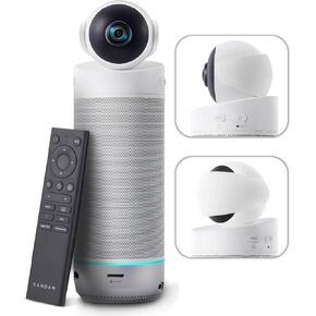 KanDao Meeting S - 180° Standalone Video Conferencing Camera, Microphone & Speaker Video Audio 4-in-one Meeting Camera, AI Smart Framing & Tracking, Hybrid Meeting Room Conference System, Zooming