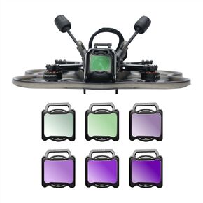 ND Filters Set for DJI O4 Air Unit/AVATA Filter, 6-Pack UV/CPL/ND8/ND16/ND32/ND64 for FPV Drones Lens Snap-in Design