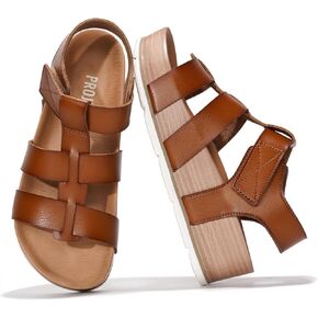Project Cloud Platform Sandals Women - Comfortable Memory Foam Insole Ladies Wedges - Non Slip & Lightweight Strap Wedge Sandals for Women 2025 (Phased)