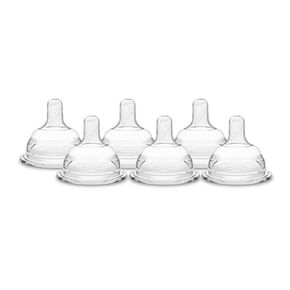 Playtex Baby NaturaLatch Nipples, Medium Flow, 6 Count(Pack of 1)
