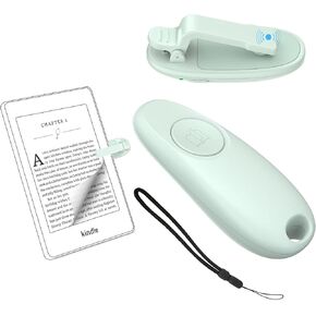 Remote Control Page Turner for Kindle Paperwhite Colorsoft Scribe Oasis,Kindle Accessories Compatible Kindle with Protective Case,Page Turner for Tablet Phone Reading,Video Remote Triggers