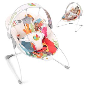 Baby Bouncer, Portable Infant Bouncer, Adjustable and Foldable Baby Rocker with Vibrations,Baby Bouncer Seat for Baby 0-6 Months 6-20 lbs Indoor & Outdoor Use