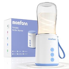 Portable Bottle Warmer Travel Baby Bottle Warmer for Breastmilk On The Go Travel Bottle Warmer Leak-Proof 2 Modes Fast Heating 11400 mAH Battery Capacity to Meet Your All-Day Needs
