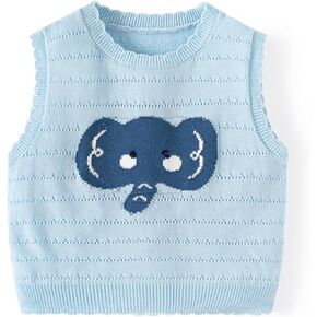 Infant Baby Thin Knitted Vest Spring Summer Sleeveless Top Vests