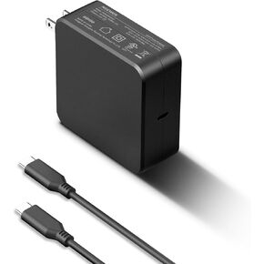 NEEWER PD 100W USB C Charger with 100W USB C Fast Charging Cable, GaN Fast Wall Charger AC Power Adapter for NEEWER HB80C HS60B HS60C Video Lights V Mount Batteries NP-F Chargers, PD200W0500G4T