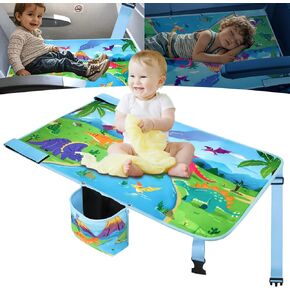 Toddler Airplane Bed, Portable Kids Travel Essentials, Soft Airplane Seat Extender for Kids 1-4, Foot Rest for Flights