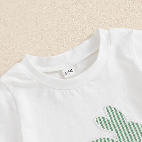 Lamuusaa Toddler Baby Boy Easter Oester الزي القصير الأرنب/الشاحنة Carrot T-Shirt Strip in Kuwait